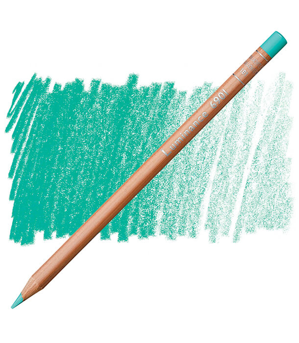Карандаш Caran d'Ache Luminance 181 Light Malachite Green