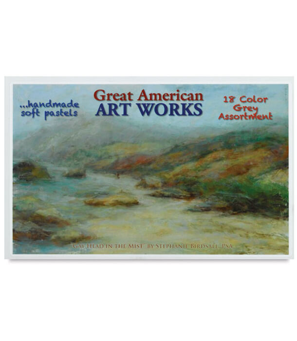 Пастель Great American Art Works Gray Box (18 штук)