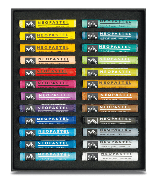Масляная пастель Caran d'Ache Neopastel (24 цвета)
