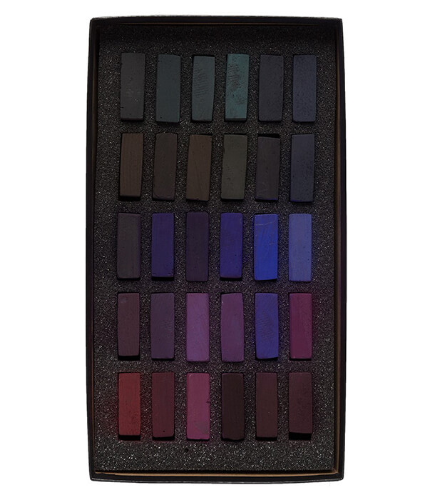 Пастель Terry Ludwig Soft Pastels - Intense Darks II (30 штук)