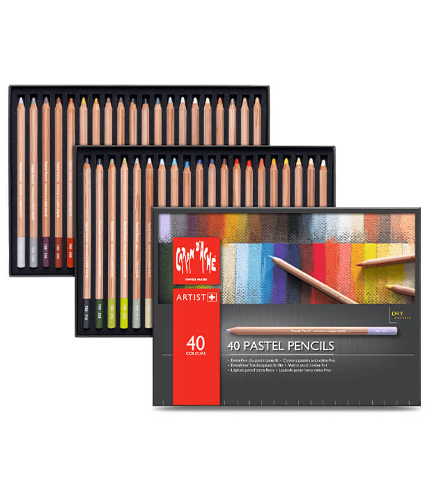 Пастельные карандаши Caran D'ache Pastel Pencils (40 штук)