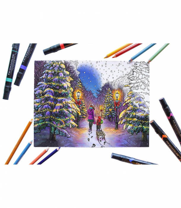 Набор Prismacolor Premier Mixed Coloring Set (52 штуки)