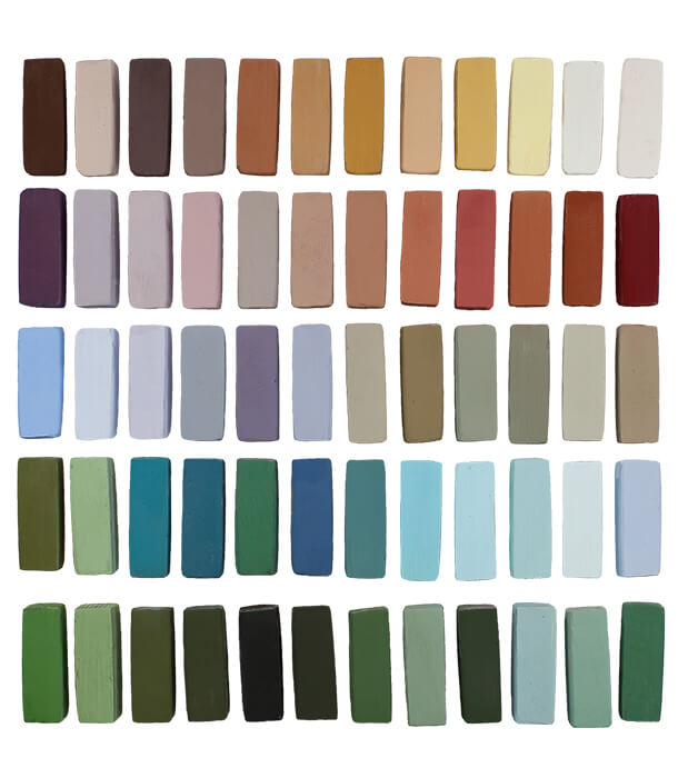 Пастель Terry Ludwig Soft Pastels - Plen Air Landscape Colors (60 штук)