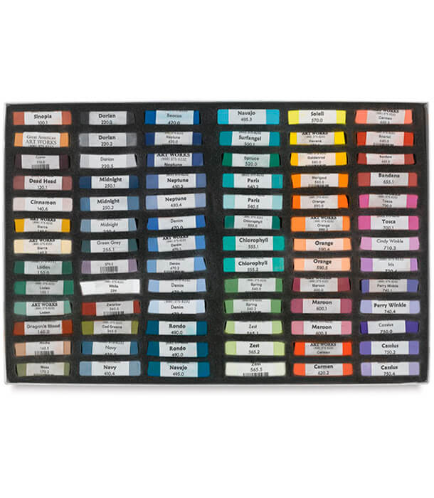 Пастель Great American Art Works General Purpose (78 штук)