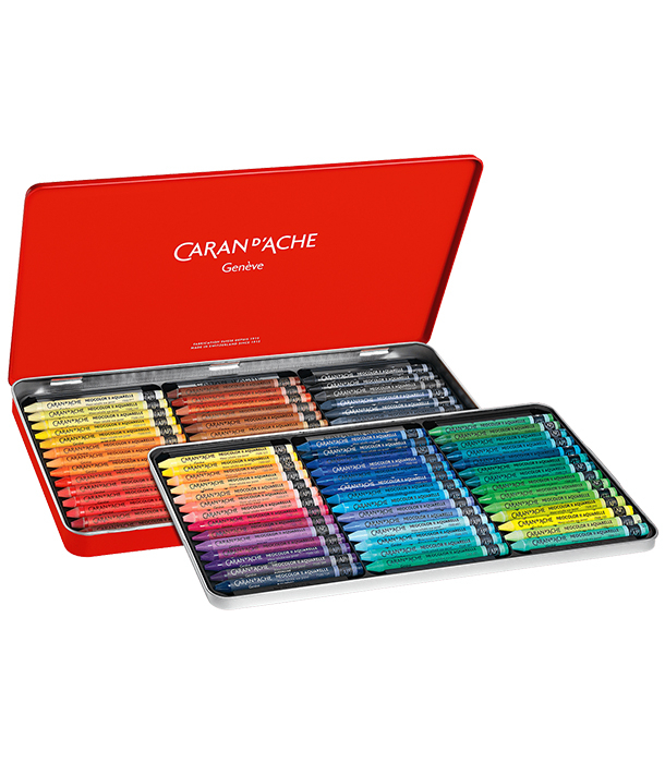 Акварельная пастель Caran d'Ache Neocolor II Watersoluble (84 цвета)
