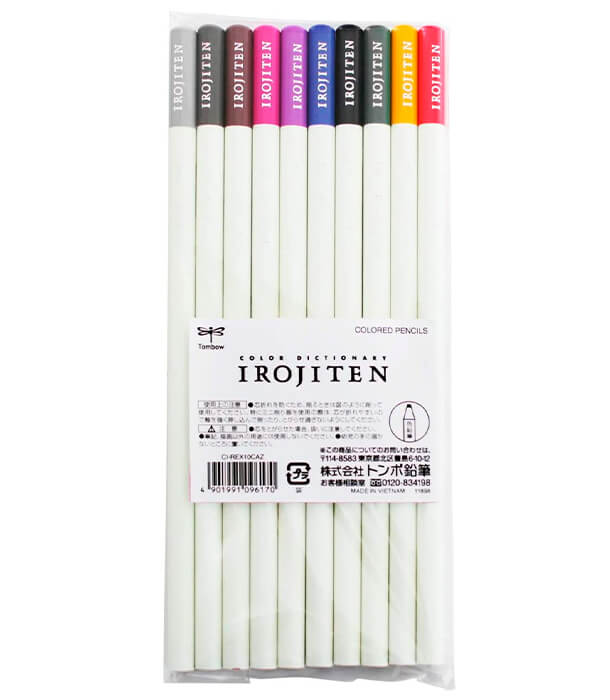Набор карандашей Tombow Irojiten New Color Set CI-REX10CAZ (10 шт)