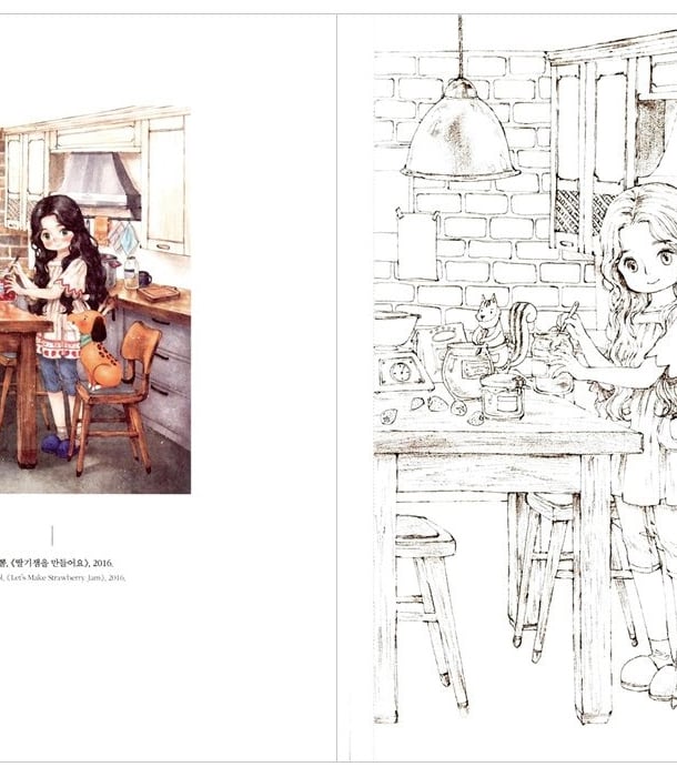 Раскраска Forest Girl's Coloring Book Vol.2 PREMIUM EDITION