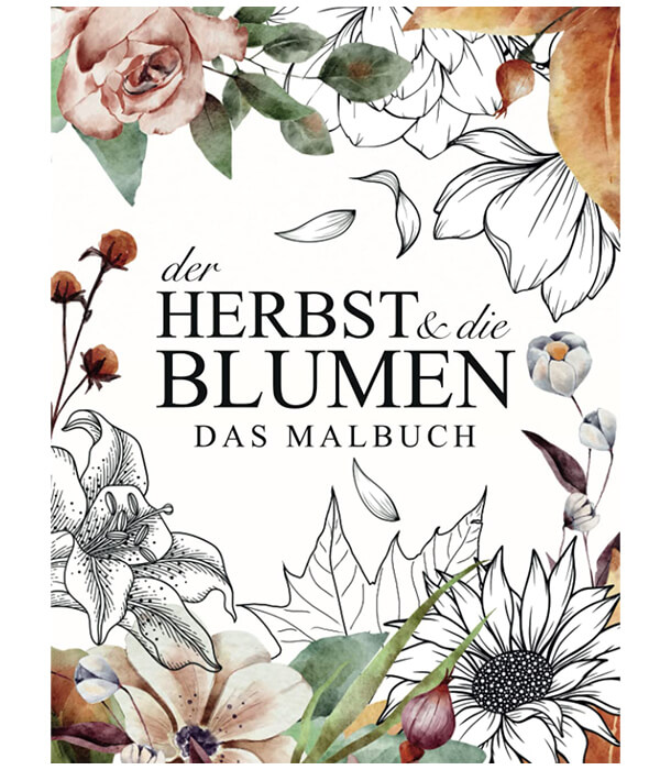 Раскраска Der Herbst und die Blumen – Das Malbuch от Kew Gardens (Германия)
