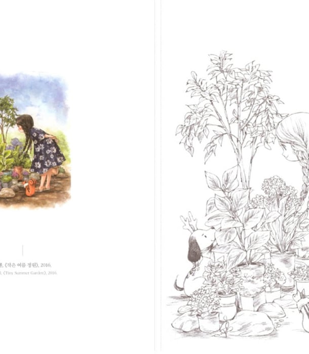 Раскраска Forest Girl's Coloring Book Vol.1