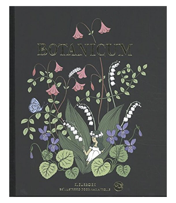 Раскраска Botanicum от Maria Trolle (изд. BBNC Uitgevers Нидерланды)