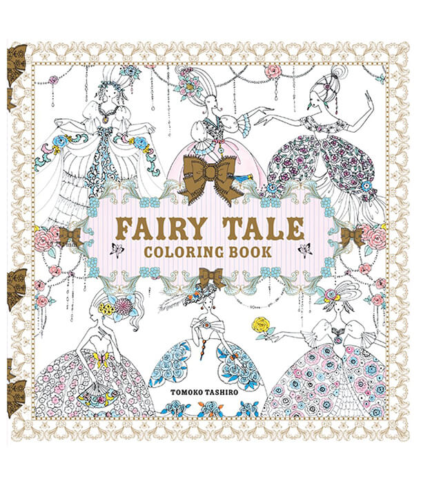 Раскраска Fairy Tale от Tomoko Tashiro (изд. Lark Crafts США)