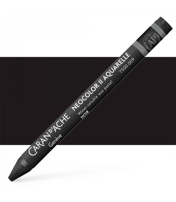 Акварельная пастель Caran d'Ache Neocolor II 009 Black