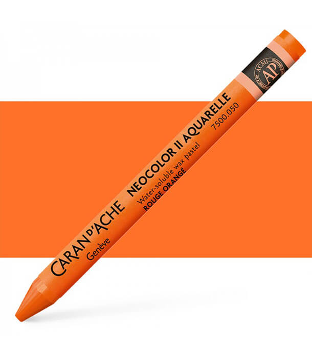 Акварельная пастель Caran d'Ache Neocolor II 050 Flame Red