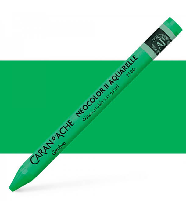 Акварельная пастель Caran d'Ache Neocolor II 220 Grass Green