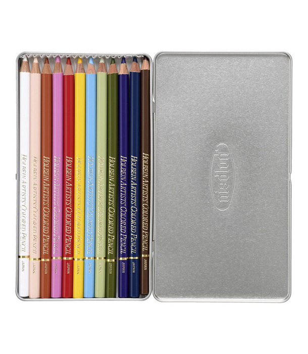 Набор карандашей Holbein Artists' Coloured Pencil Portrait Set OP904 (12 штук)