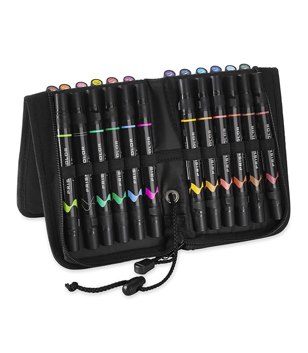 Маркеры Prismacolor Premier Double-Ended Art Markers, Fine and Brush Tip (24 штуки)
