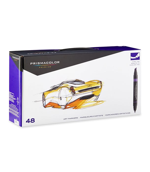Маркеры Prismacolor Premier Double-Ended Art Markers, Fine and Chisel Tip (48 штуки)