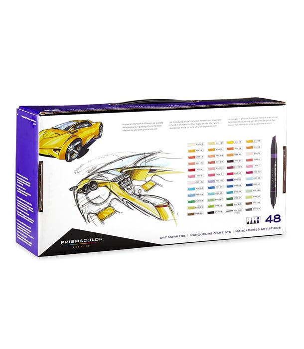 Маркеры Prismacolor Premier Double-Ended Art Markers, Fine and Chisel Tip (48 штуки)