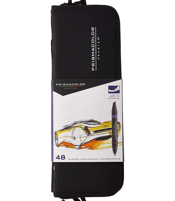 Маркеры Prismacolor Premier Double-Ended Art Markers, Fine and Chisel Tip (48 штуки)