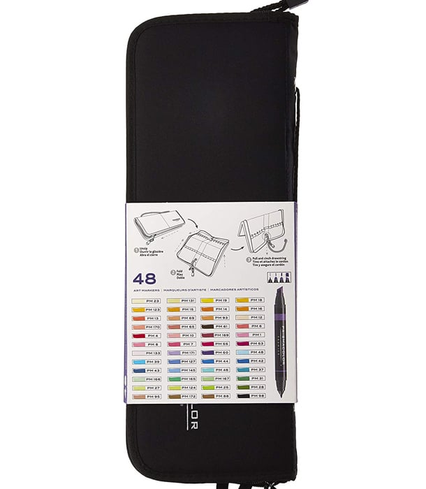 Маркеры Prismacolor Premier Double-Ended Art Markers, Fine and Chisel Tip (48 штуки)