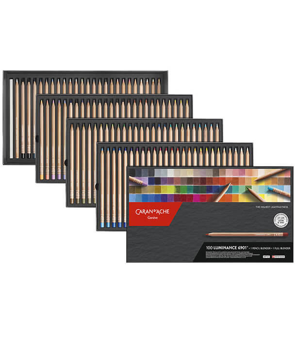 Caran d'Ache Luminance 6901 (100 цветов)