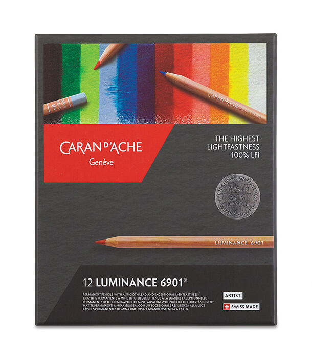 Caran d'Ache Luminance 6901 (12 цветов)