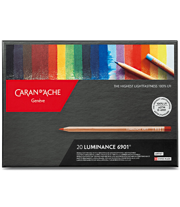 Caran d'Ache Luminance 6901 (20 цветов)