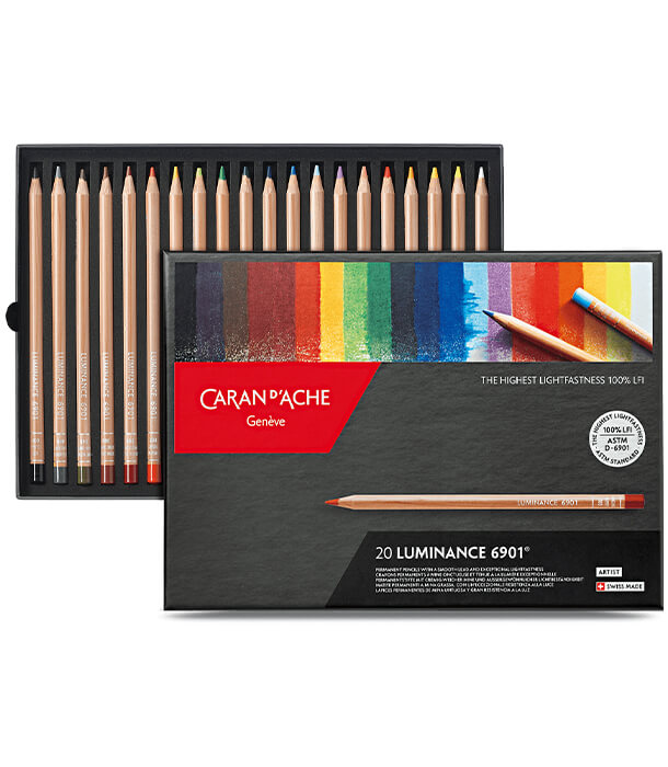 Caran d'Ache Luminance 6901 (20 цветов)