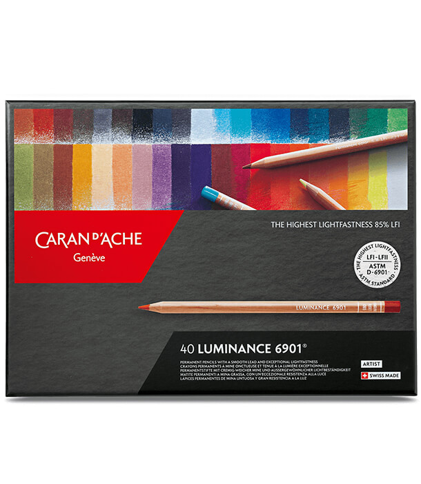 Caran d'Ache Luminance 6901 (40 цветов)