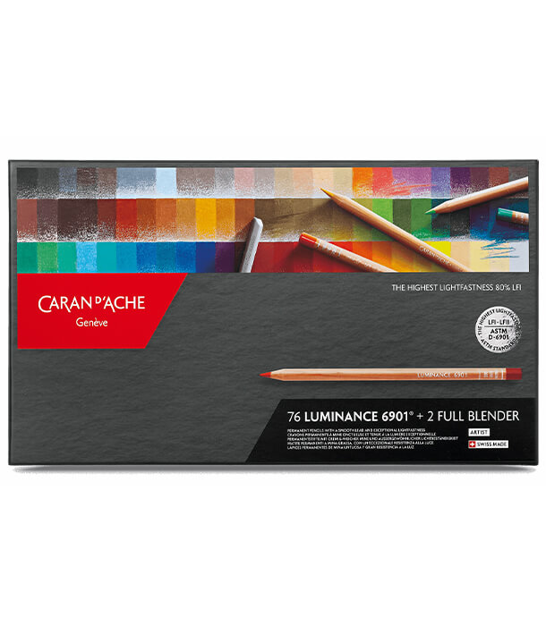 Caran d'Ache Luminance 6901 (76 цветов)