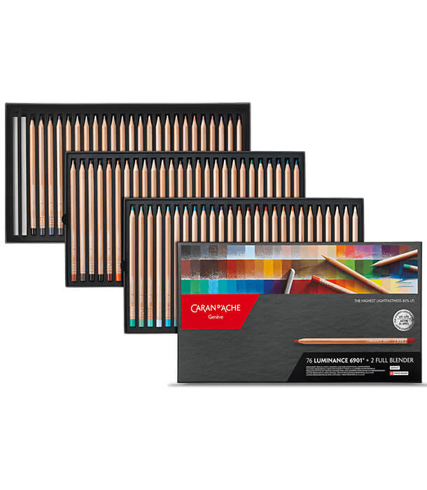 Caran d'Ache Luminance 6901 (76 цветов)