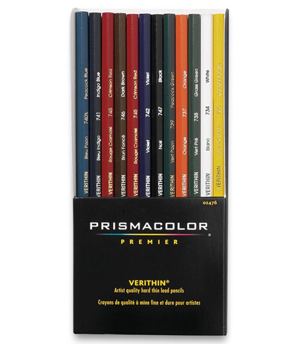 Набор карандашей Prismacolor Verithin (12 штук)