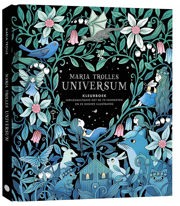 Раскраска Universum от Maria Trolle (изд. BBNC Uitgevers Нидерланды)