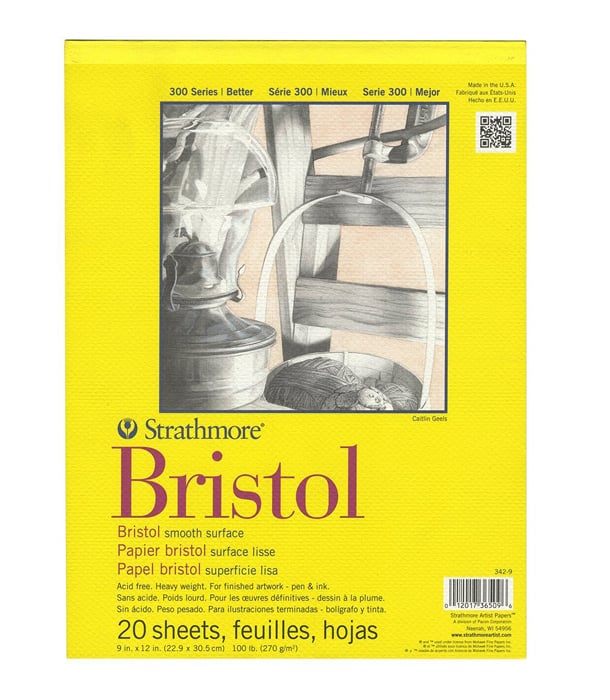 Альбом Strathmore Series 300 Bristol Smooth 9 × 12