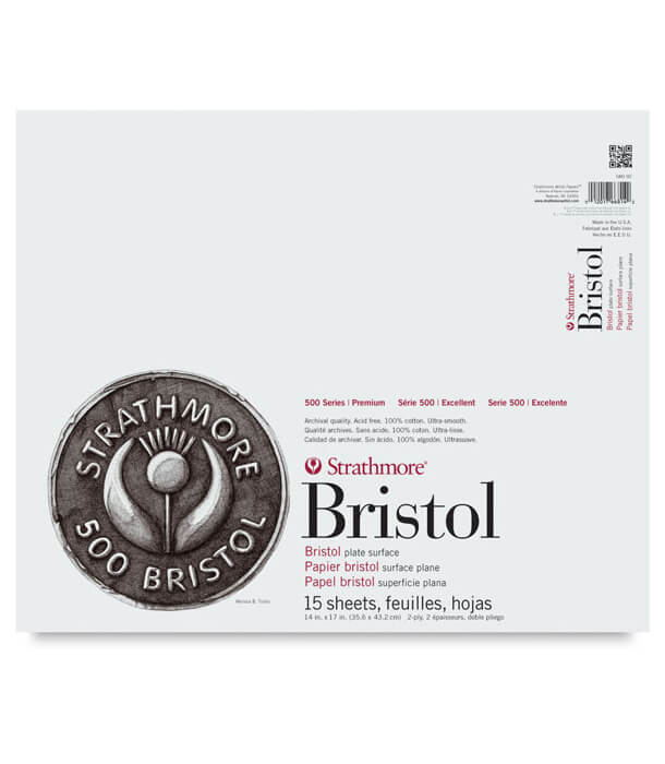 Альбом Strathmore 500 Series Bristol Plate Surface 14 × 17
