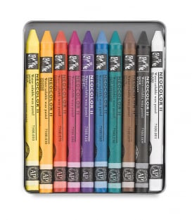 Акварельная пастель Caran d'Ache Neocolor II Watersoluble (10 цветов)