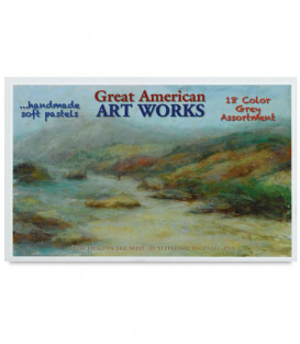 Пастель Great American Art Works Gray Box (18 штук)