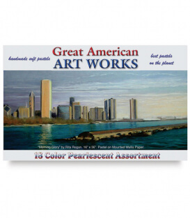 Пастель Great American Art Works Pearlescent (18 штук)