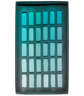 Пастель Terry Ludwig Soft Pastels - Turquoise (30 штук)