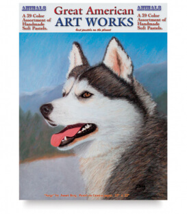 Пастель Great American Art Works Animals (39 штук)