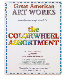 Пастель Great American Art Works Color Wheel (39 штук)