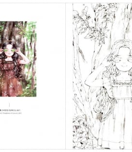 Раскраска Forest Girl's Coloring Book Vol.2 PREMIUM EDITION