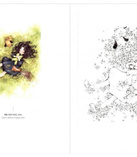 Раскраска Forest Girl's Coloring Book Vol.2 PREMIUM EDITION