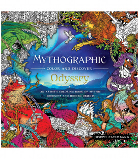 Раскраска Mythographic Color and Discover: Odyssey от Joseph Catimbang  (изд. Castle Point Books США)