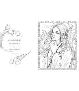 Раскраска Girls with Music by m.o.m.o girl Vol. 2