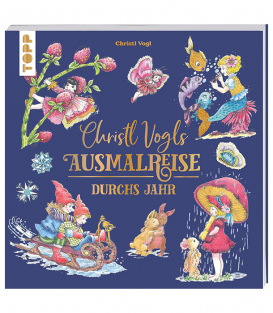 Раскраска Ausmalreise - Durchs Jahr от Christl Vogls (изд. Frech Германия)