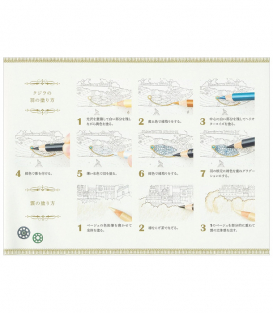 Раскраска-открытки Kuusoogai's Traveling Coloring Book Postcard Book от Noriko & Yuki Nishimura (изд. Kawade Shobo Япония)