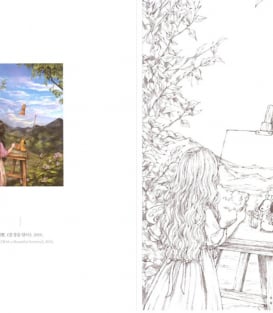 Раскраска Forest Girl's Coloring Book Vol.1