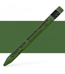 Акварельная пастель Caran d'Ache Neocolor II 229 Dark Green