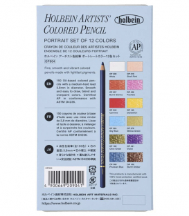 Набор карандашей Holbein Artists' Coloured Pencil Portrait Set OP904 (12 штук)